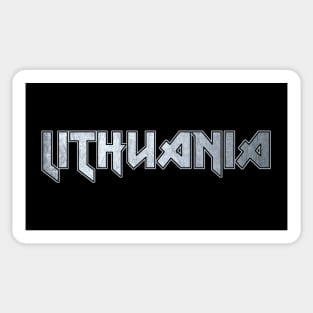 Heavy metal Lithuania Sticker